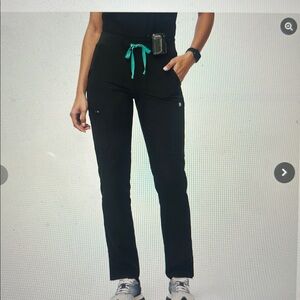Figs 2.0 Yola High Waisted Skinny Scrub Pants;  Medium Tall